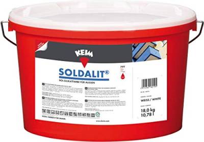 Keim Soldalit Silikatfarbe Fassadenfarbe Farbe weiss - 18 kg von Keim