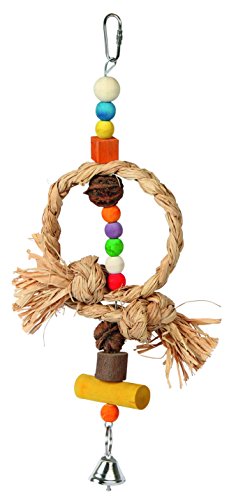 Kerbl 82944 Vogelspielzeug Nature mit Glocke, Länge 36 cm von Kerbl Pet