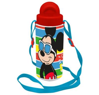 Kids Euroswan Trinkflasche Disney Mickey Mouse Aluminium Trinkflasche mit einem Tragegurt von Kids Euroswan