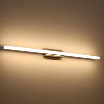 Klighten LED Spiegelleuchte Bad 90cm 20W, IP44 Badleuchte Badlampe Wand, Spiegellampe Badezimmer Lampe wandleuchte für Bad, 110-240V, 1300Lumen, Warmweiß 3000K von Klighten