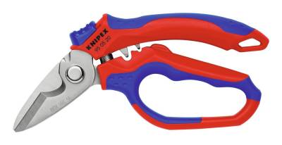 Knipex Elektrikerschere, Elektriker-Schere 160 mm abgewinkelt von Knipex