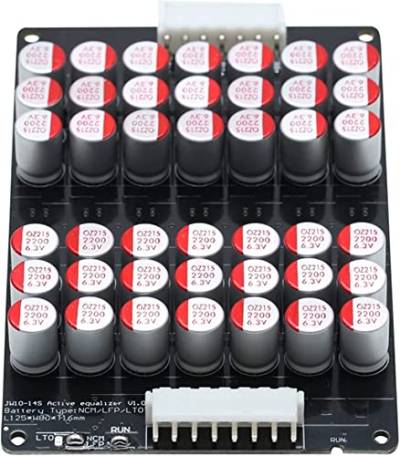 Elektronisches Zubehör Kondensator-Kit 14s 48V Balancer Lipo Lithium-Batterie Active Equalizer Balancer Board Li-Lifepo4 LTO Lithium-Batterie-Kondensator BMS-Kondensatoren Elemente der Energiespeicher von LABDIP