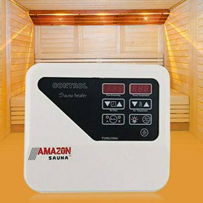 Saunasteuerung,3-9 KW Saunasteuerung LED-Display für Saunaofen,Saunaofen External,Saunasteuergerät Steuereinheit Saunakontrolle für Hause Saunaraum und Kommerzielle Anlässe von LENJKYYO