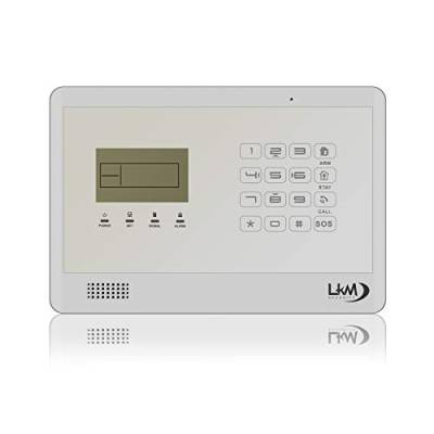 Kit Lite m2eb Alarmanlage Haus LKM Security Kit Wireless Kabellos steuerbar-Schutzhülle mit Kostenlose APP. Menü mit Sprachsynthese in Italienisch und manuell in Italienisch von LKM security