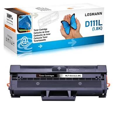 LOSMANN D111L Toner Kompatibel für Samsung MLT-D111L MLT-D111S für Xpress M2020W M2021 M2021W M2022 M2022W M2026 M2026W M2070 M2070F M2070FW M2070 M2070W M2071FH M2071FW M2071HW M2071 (1 Schwarz) von LOSMANN