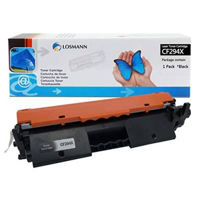 1x LOSMANN TONER ersetzt HP CF294X 94X XXL Kompatibel für HP LaserJet Pro M118dw, MFP M140 Series, MFP M148dw, MFP M148fdw, MFP M149fdw | 2.800 Seiten Schwarz Druckerpatrone MIT Neuester Chip von LOSMANN