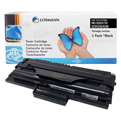 LOSMANN 1x Toner Kompatibel für Samsung ML1520 ML1710 SCX4100 SCX4216 für Samsung ML1410 ML1500 B ML1510 P ML1515 ML1520P ML1700 ML1710 PD B D P ML1720 ML1730 ML1740 ML1745 ML1750 G ML1755 ML1757 von LOSMANN