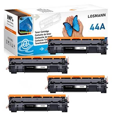 LOSMANN CF244A Kompatibel Toner Patronen für HP CF244A 44A für HP Laserjet Pro M15 M15a M15w M16 M16a M16w M17 M17a M17w HP Laserjet Pro MFP M28 M28a M28w M29 M29a M29w Drucker (4 Schwarz) von LOSMANN