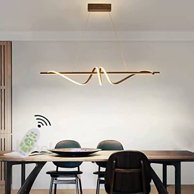 Lanekd LED Pendelleuchte Esstisch Esszimmerlampe,LED Hängelampe Esstischlampe Dimmbar Hue Küchenlampe Hängend Lampe Modern Kreative Designer Kronleuchter Flur Wohnzimmer Tisch Büro Decken Leuchte von Lanekd