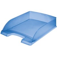 LEITZ Briefablage DIN A4 blau-transparent von Leitz