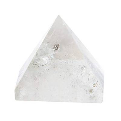 Leku Pyramidenkristall, Natürlicher Energie-Heilturm, 100% Natürliche Kristallquarz-Pyramide, Energie-Heimdekoration, Ornament von Leku