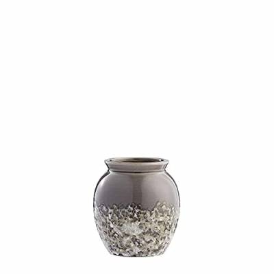 Lene Bjerre Vase Clary, geräuchert grau, Keramik von Lene Bjerre