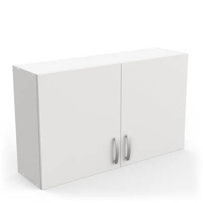 Links 13 CASA Adria 'A1 Suspendue 100 cm 2 Ante. Dim. 100 * 28 * 60H cm. melamina. Blanc. von Demeyere