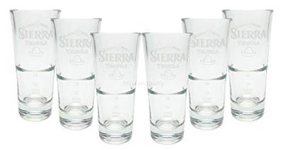 6 Si Sierra Tequila Longdrink Gläser Glas Longdrinkgläser Neu von Longdrinkgläser