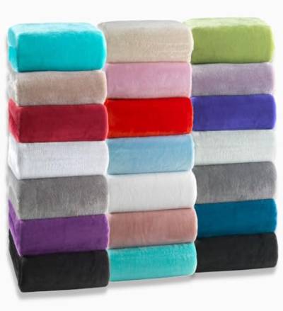 Warme Plüsch Spannbettlaken Cashmere-Touch Bettlaken Jersey Flanell Fleece Spannbetttuch Laken Biber-Touch, Farbe:Schwarz, Größe:180-200 x 200 cm von MALIKA