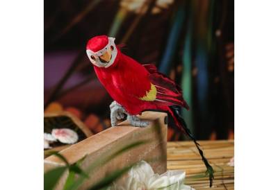 MARELIDA Tierfigur Papagei JOSIE Dekofigur Ara Federvogel künstlich Figur H: 30cm rot (1 St) von MARELIDA