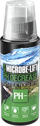 MICROBE-LIFT® - pH Decrease | pH-Senkung | Zur schnellen und sicheren Senkung des pH-Wertes in jedem Süßwasser Aquarium | Schnell & effektiv | Inkl. Elektrolyte | Inhalt: 118 ml von MICROBE-LIFT