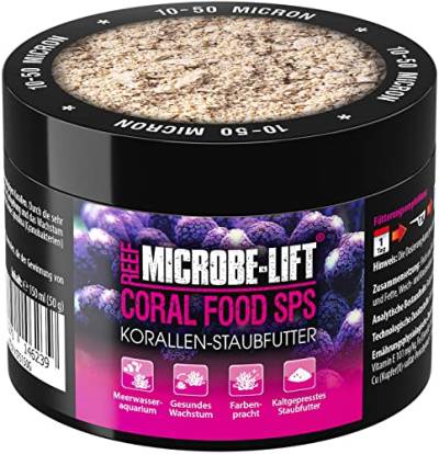MICROBE-LIFT Coral Food SPS - 150 ml - Feines Staubfutter für SPS-Korallen. Fördert gesundes Wachstum und Intensive Farben in jedem Meerwasseraquarium. von MICROBE-LIFT