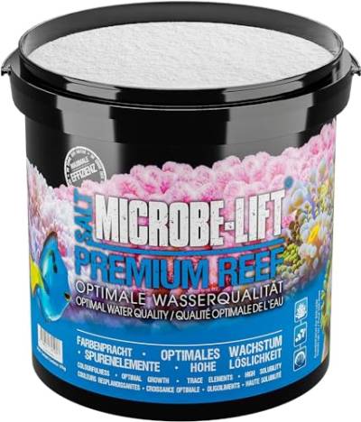 MICROBE-LIFT Premium Reef Salt - 10 kg - Qualitäts-Meersalz für optimale Korallenpflege in Meerwasseraquarien, schnell löslich, unterstützt langfristiges Korallenwachstum und Gesundheit. von MICROBE-LIFT