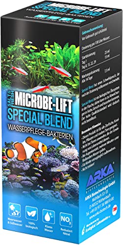 MICROBE-LIFT Special Blend - 251 ml - Lebende Bakterien zur Wasserreinigung, baut organische Abfälle & Nitrat ab, für Meer- und Süßwasseraquarien, 100% biologisch von MICROBE-LIFT