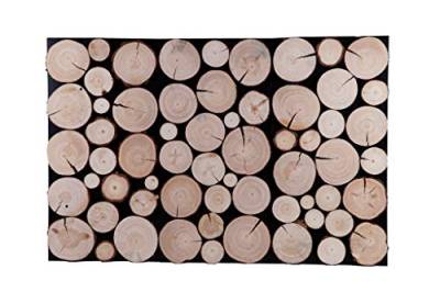 Holzpaneel Kiefer Wandpaneele Wandverkleidung Holzwand 3D Kaminholz ab 0,58 bis 1,74 m² (PSDM Paneele 4x / 1,16 m²) von MODO24