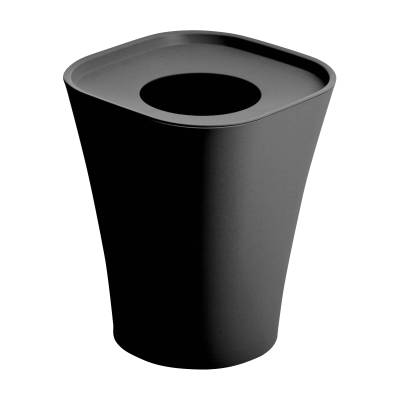 Magis - Trash Papierkorb Ø 22cm - schwarz/lackiert/H 36cm / Ø 22cm von Magis