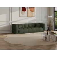 Sofa 4-Sitzer - Cord - Grün - NAEMIA von Maison Céphy von Maison Céphy