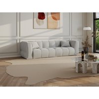 Sofa 4-Sitzer - Cord - Hellgrau - NAEMIA von Maison Céphy von Maison Céphy
