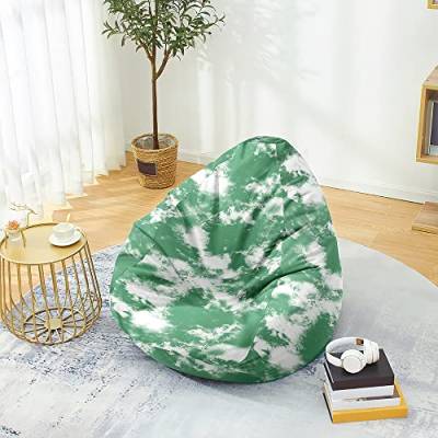 Mateju Sitzsack, Gemütlich Sitzsack Kinder, sitzsack Erwachsene oder als Gaming Bean Bag, Garten Sitzsack Geeignet für Kinderzimmer oder Wohnzimmer zum Liegen oder Sitzen (S,Wolken) von Mateju