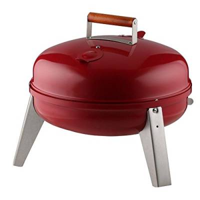 Meco Americana Lock 'n Go Holzkohle-Grill, rot von Meco