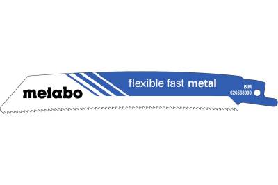Metabo 5 Säbelsägeblätter "flexible fast metal" 150 x 1,1 mmBiM1,8mm/14TPI von Metabo