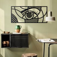 Hypnose Metall Wandkunst, Wanddekor Für Pop Art Liebhaber, Wandschild, Frau Augen Wandschild von MetalWallLetter