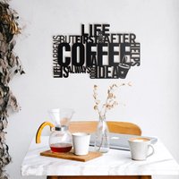 Kaffee Metallwanddekor, Einzigartiges Dekor Für Kaffeebars, Kaffeeschild, Wohnkultur, Küchenwanddekoration Kaffeeliebhaber Geschenk, Kaffeeecke von MetalWallLetter