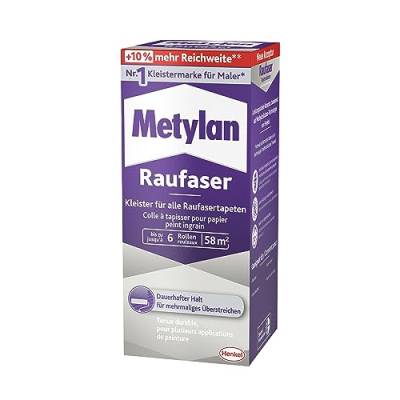 Metylan Raufaser, starker Tapetenkleister für Raufasertapete mit hoher Anfangsklebkraft, langlebiger & korrigierbarer Kleister mit Methylcellulose, 1x360g von Metylan