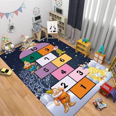 Kinderteppich Teppich,Spiel-Teppiche | Kinder Spielen Bereich Matte Pädagogische Teppiche, Weiche Dauerhafte Boden Teppich Für Schlafzimmer, Spielzimmer Kinderzimmer von MiZuh