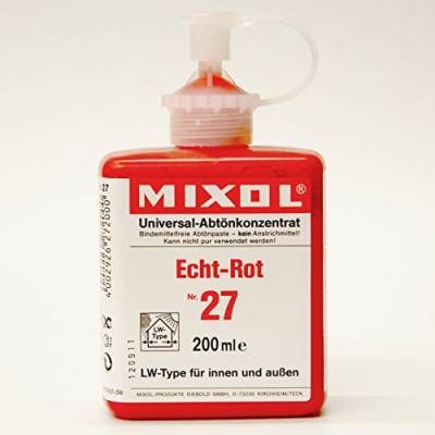 200ml MIXOL # 27 Echt-Rot von Mixol