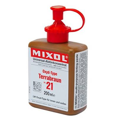 200ml MIXOL Universal-Abtönkonzentrat # 21 Oxyd-Terrabraun, Oxyd Terrabraun, 4002926212006 von Mixol