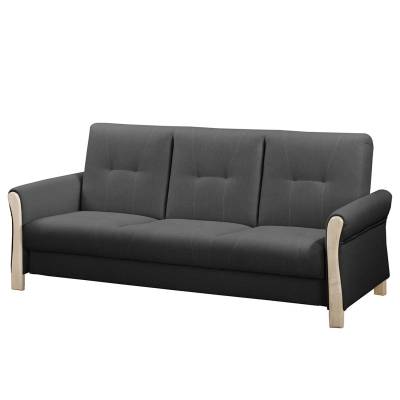 Modoform Schlafsofa Outwell Anthrazit Strukturstoff 220x100x85 cm von Modoform