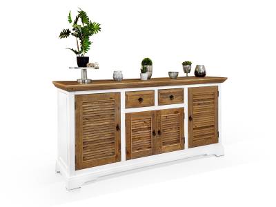 NOTTINGHAM Sideboard II, recyceltes Altholz, teilmassiv von Möbel-Eins