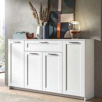 Weißes Esszimmersideboard in modernem Design einer Schublade von Möbel4Life