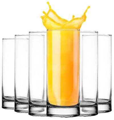 My-goodbuy24 Wassergläser Longdrinkgläser | 6-teiliges Gläser Set | 270 ml | spülmaschinenfest | Hochwertige Qualität | Trinkgläser | Universalglas | Kratz- und schlagfest von My-goodbuy24