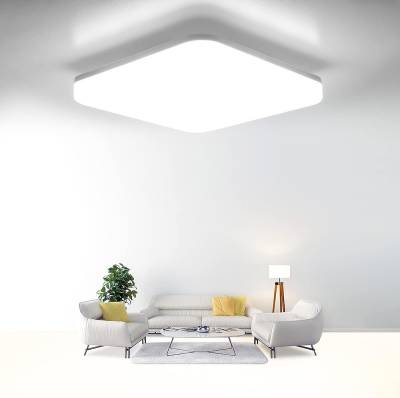 Nettlife LED Panel deckenleuchte Badezimmer Deckenlampe Flach 18W IP54, Wasserdicht, LED fest integriert, Kaltweiß, für Schlafzimmer Wohnzimmer Küche Esszimmer von Nettlife