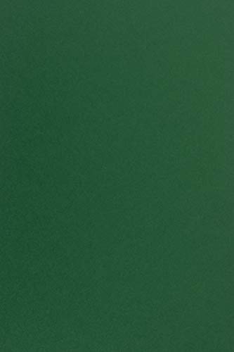 Netuno 50 Blatt Tonpapier Dunkel-Grün DIN A4 210× 297 mm 115g Sirio Color Foglia Feinpapier farbig Bastel-Papier bedruckbar bunt Bastel-Bogen für Einladungen Dankeskarten Tonzeichenpapier hochwertig von Netuno