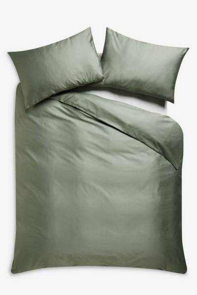 Bett-Set, Collection Luxe Bettbezug und Kissenbezug Satin, Next, Bezug: Baumwolle (ägyptisch) von Next