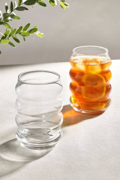 Next Longdrinkglas Scandi Gläser mit Riffelung, 2er-Set, Glas von Next
