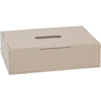 Nofred - Aufbewahrungsbox mit Deckel, 33,5 x 9 x 24 cm, beige von Nofred