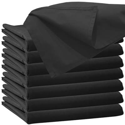 Glatte Bettlaken ohne Gummizug Bettlaken 100 x 200 cm Schwarz Uni Baumwolle Einfache Klassische Hotel Bettücher ohne Spanngummi Laken Leintuch Haushaltstuch Doppelbett Singles Einzelbett von Nurtextil24