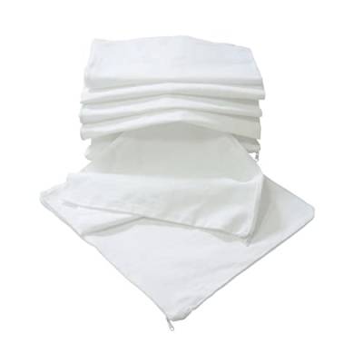 Nurtextil24 Kissen-Inlett 100% Baumwolle 20 Größen in Weiß mit Reißverschluss ohne Füllung 40 x 80 cm von Nurtextil24