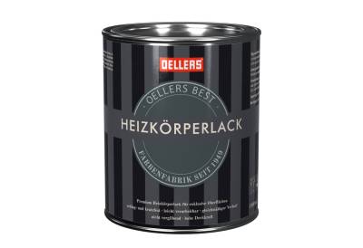 OELLERS Heizkörperlack Premium, 1 Liter Heizkörperfarbe, Heizungslack, Heizungsfarbe von OELLERS