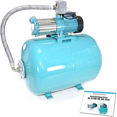 100 L Hauswasserwerk Pumpe 1300 INOX Edelstahl Hauswasserautomat Gartenpumpe von Omnigena